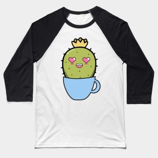 Cute Cactus Kawaii Baseball T-Shirt